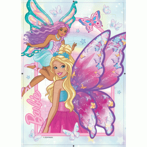 จิ๊กซอว์บาร์บี้ 54 ชิ้น Butterfly Beauty